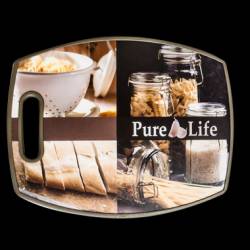 Tocator RAKI profesional polietilena 30x38cm PURE LIFE cu decor MN0198555 