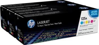 Toner HP 125A Tri-Pack CYM LaserJet 