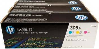 Toner HP 305A Laserjet Tri-Pack CYM 