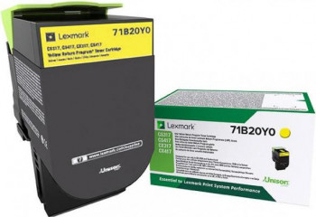 Cartus LEXMARK 71B20Y0 YLW RETURN PROG. TONER 