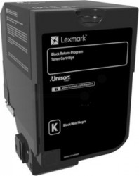 Toner Lexmark 74C2HKE Negru 20000 pag 