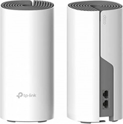 Sistem Mesh Wireless TP-Link Deco E4 Dual Band AC1200 acoperire Wi-Fi de până la 260 m2, deco e4(2-pack) 
