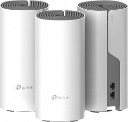Sistem Mesh Wireless TP-Link Deco E4 Dual Band AC1200 acoperire Wi-Fi de până la 370 m2, deco e4(3-pack) 