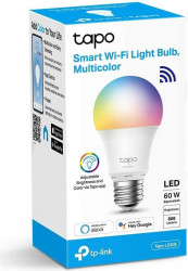 Bec Wi-Fi inteligent TP-Link Tapo L530E Multicolor Wi-Fi 2.4GHz 806 Lumeni E27 Presetare in functie de nevoi Program si timer Mod 
