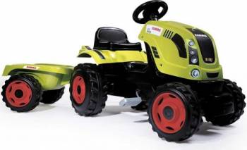 Tractor cu pedale si remorca Smoby Claas Farmer XL 