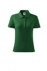Tricou Malfini dama polo Cotton bumbac verde inchis 2XL 