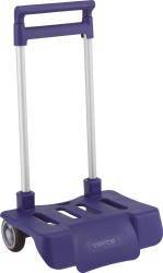 Troler pliabilscoala bleumarin 30x23x85 cm