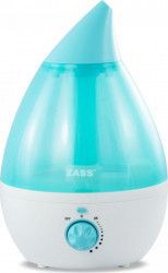 Umidificator de aer Zass ZUH 02 Ultrasunete si difuzor de aroma 25 W 350 ml/ora 3.5 L Alb Albastru 