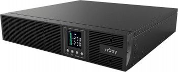 UPS nJoy Aster 2K 2000VA 1800W LCD 8 IEC C13 cu Protectie Rack 2U Negru
