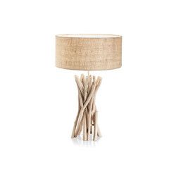Veioza DRIFTWOOD 129570 Ideal Lux lemn 1 x 60W E27 