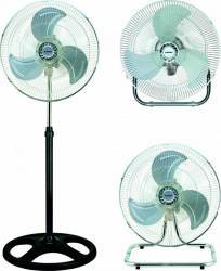 Ventilator 3in1 ALBATROS V45TRIO 70 W 3 viteze Negru Argintiu 