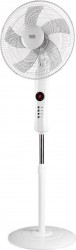 Ventilator cu picior Teesa TSA8024 50 W 3 Trepte Timer Telecomanda Alb 