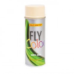 Vopsea spray decorativa Fly Color alb fildes RAL 1014 400ml