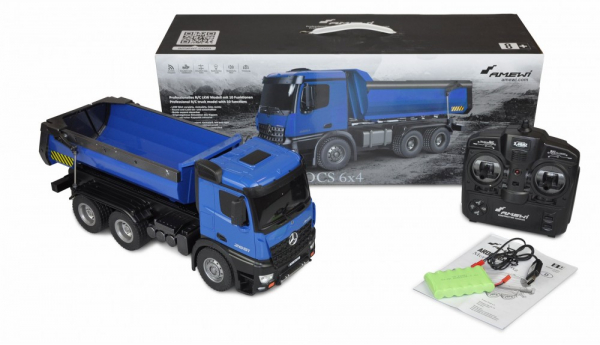 Camion RC cu telecomanda Mercedes-Benz Arocs basculanta Lungime 42