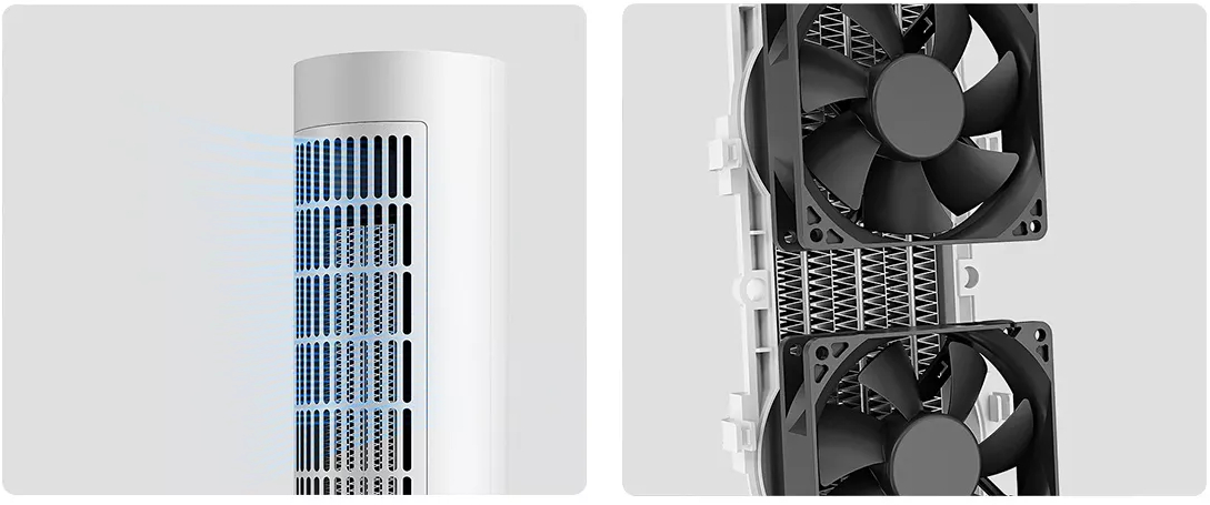 Xiamiu Radiator Radiator inteligent Xiaomi Smart Tower Heater Lite 2000W Alb