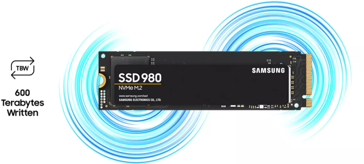 SSD 1TB Samsung M.2 NVMe 980 PCIe 3.0 x4