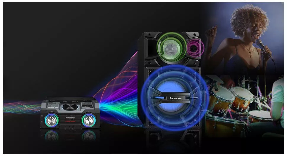 Minisistem Audio Panasonic SC-MAX4000EK Airquaqe Bass Bluetooth 2400W