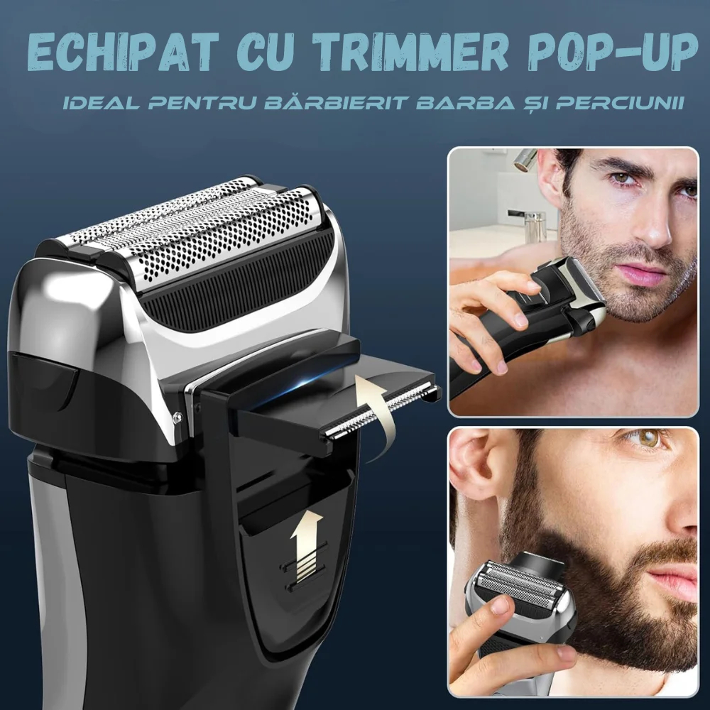 Aparat de Ras Electric Profesional BIRAI® FK-609 Shaver 8600 RPM Trimmer