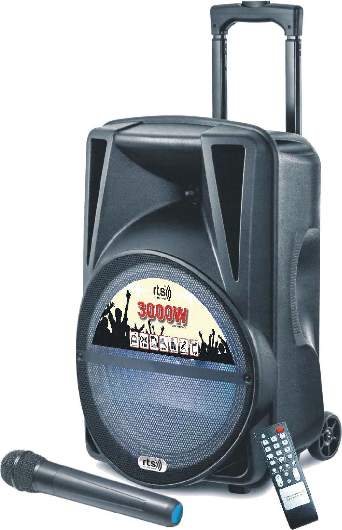 Boxa Audio Portabila Rts Conectivitate Prin Functia Bluetooth Afisaj ...
