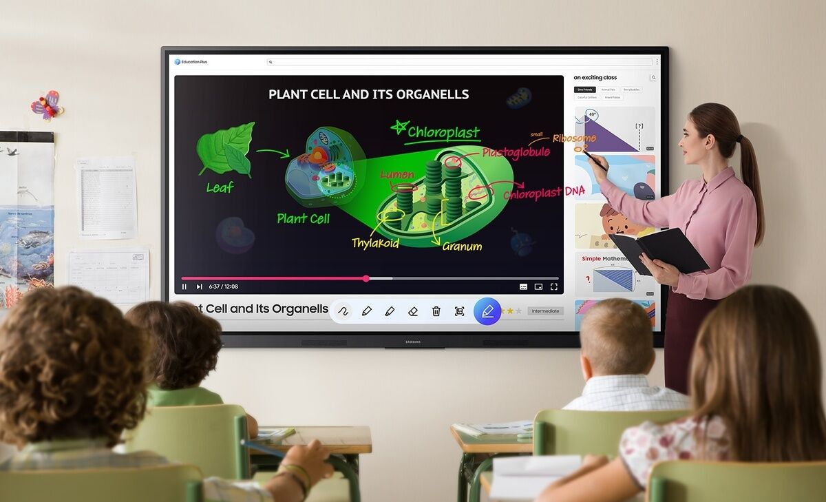 Display interactiv Samsung WA75F 75