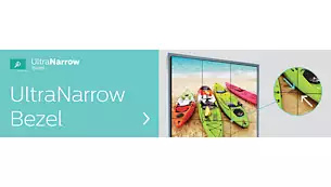 Ultra-narrow (3.5mm) bezels. For distraction-free images