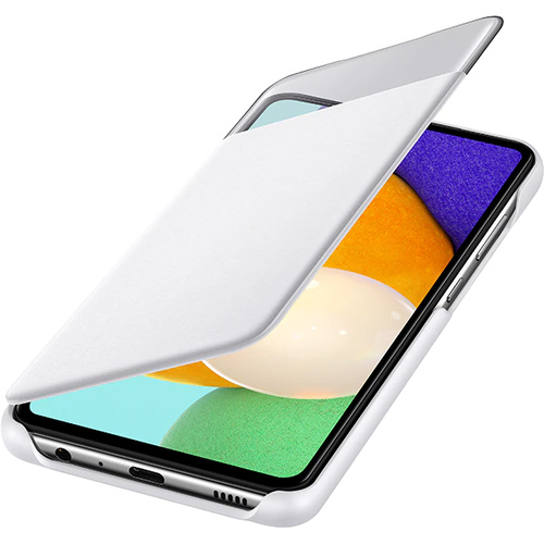 square Unconscious ticket Samsung Galaxy A52 Husa S View Wallet Alb la DOMO