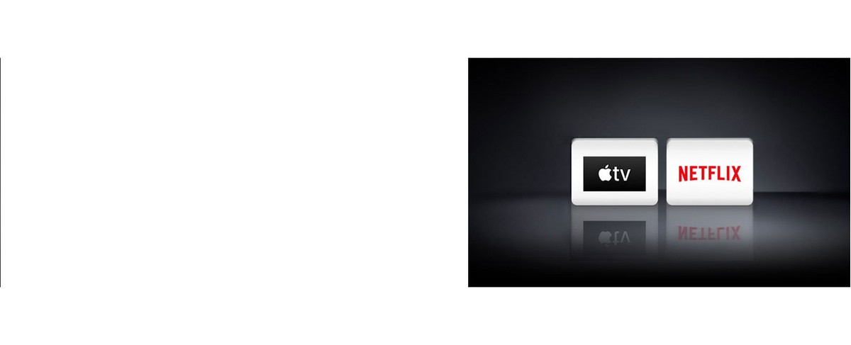 Kétlogó: Apple TV alkalmazás es a Netflix