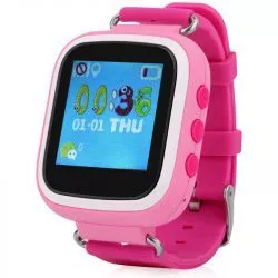Ceas Smartwatch Cu Gps Copii Iuni Kid90 Telefon Incorporat Buton Sos Bluetooth Lcd 1 44 Inch Roz Iuni383