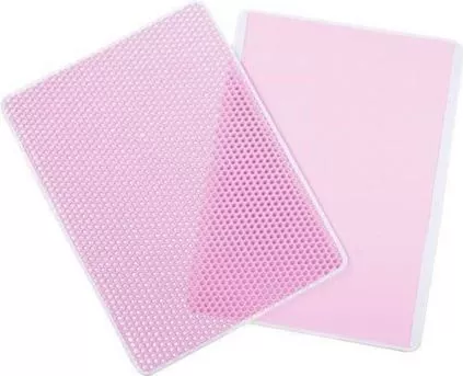 Covor pentru colectarea granulelor de nisip pentru pisici roz 40x50 cm   PA0016