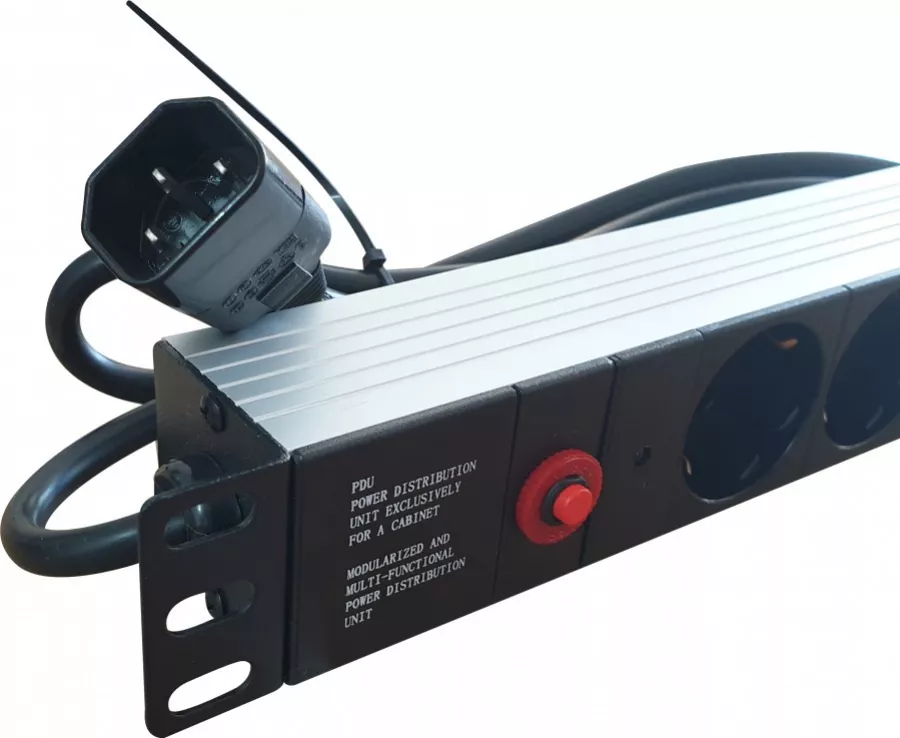 De Bara Rack Bara alimentare profesionala PDU rack 19 din aluminiu LanKATT cu 8 ...