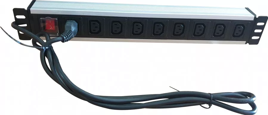 De Bara Rack Bara alimentare profesionala PDU rack 19 din aluminiu LanKATT cu 9 ...