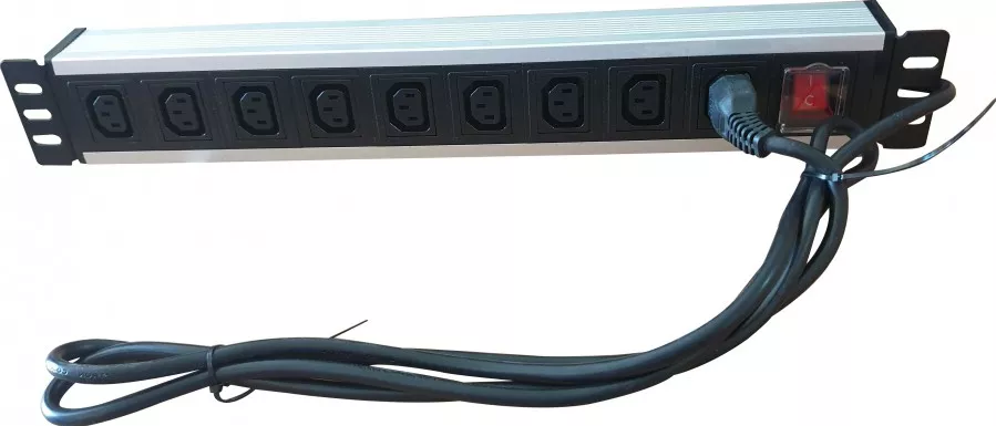 De Bara Rack Bara alimentare profesionala PDU rack 19 din aluminiu LanKATT cu 9 ...