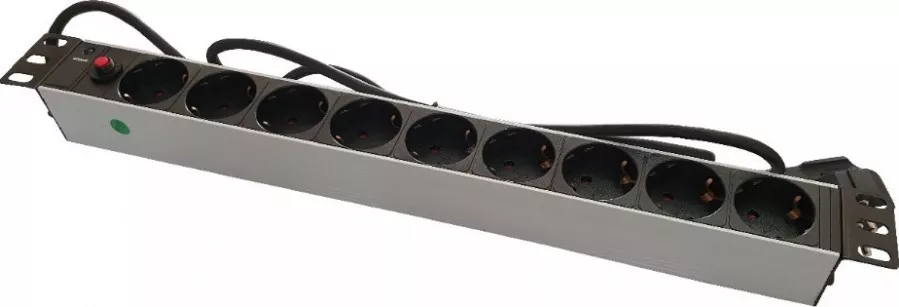 De Bara Rack Bara alimentare profesionala PDU rack 19 din aluminiu LanKATT cu 9 ...