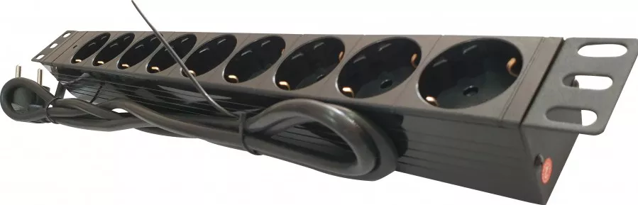 De Bara Rack Bara alimentare profesionala PDU rack 19 din plastic LanKATT cu 9 prize ...