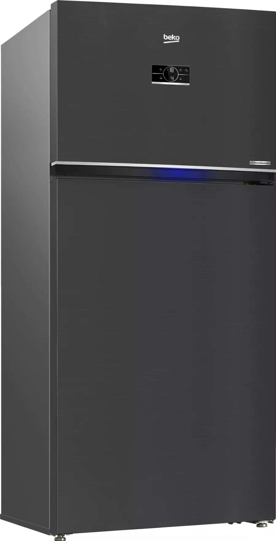 Frigider cu doua usi Beko RDNE650E40ZXBRN 630 L Clasa E AeroFlow HarvestFresh NeoFrost Dual Cooling ProSmart Inverter NoFrost Negru