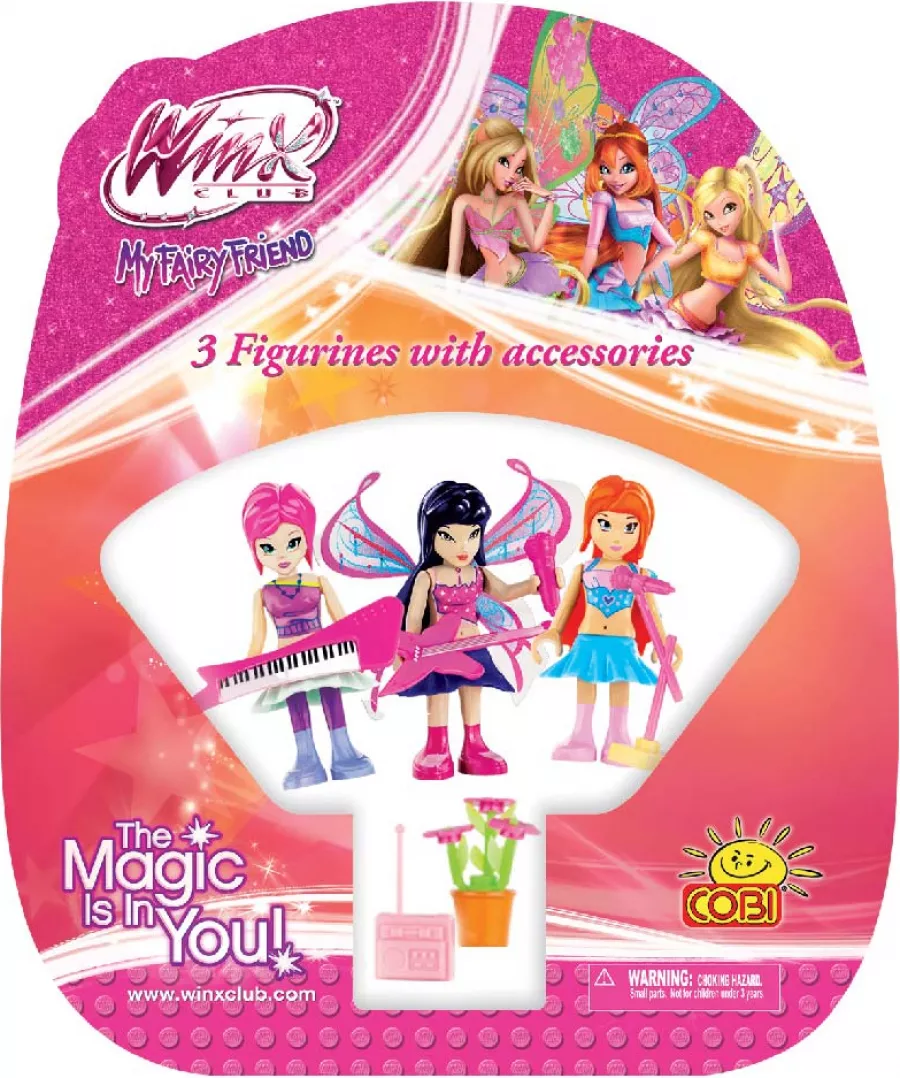 LOT 3 FIGURINES monobloc Kinder Surprise Winx Love & Pet (2010) EUR 4