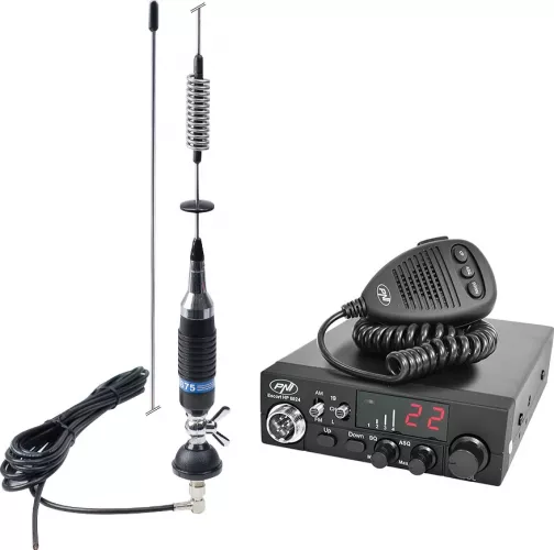CBI Station CBI ESCORT CB 8001L ASQ + PN ML145 Antenna CB con magnete 145 / PL CBI Station CBI ESCORT CB 8001L ASQ + PN ML145 Antenna CB con magnete 145 / PL
