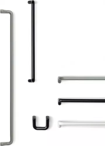 Maner pentru mobila Soft finisaj alb mat L 200 mm