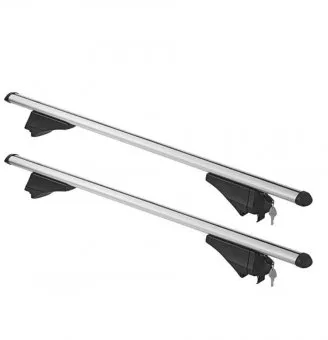 AGURI Prestige II, compatibel met Seat Tarraco 2019 , dakdrager, dakdrager, voor de montage van dakkoffers, fietsendragers, ladders, duurzaam aluminium frame