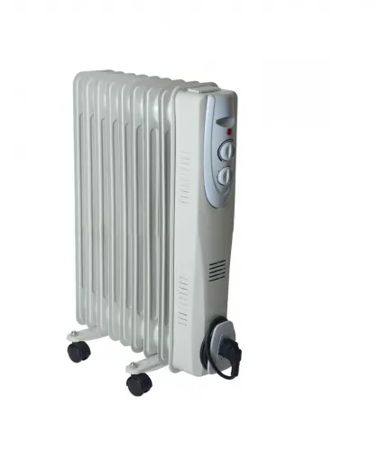 Radiator Cu Ulei Putere 1500 W Termostat Mecanic 9 Elementi Oprire ...
