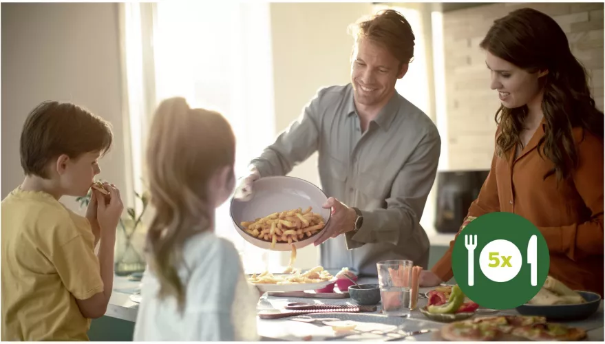 Airfryer Philips Essential Collection Capacitate 6.2 L Afisaj digital 7 ...