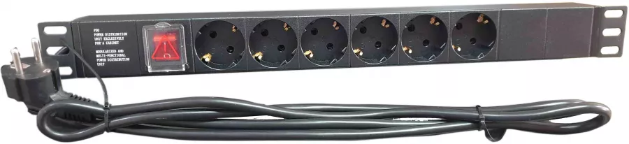 De Bara Rack Bara alimentare profesionala PDU rack 19 din aluminiu LanKATT cu 6 ...