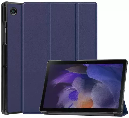 Husa tip carte pentru tableta Samsung Galaxy Tab A8 10.5 inch SM-X200 / SM-X205 piele ecologica Albastru KOF-BBL5301