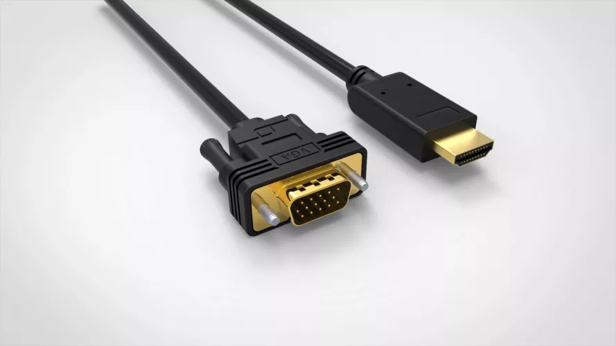 cooperate bell Accountant Cablu HDMI cu chip la VGA 1.8m Well la DOMO