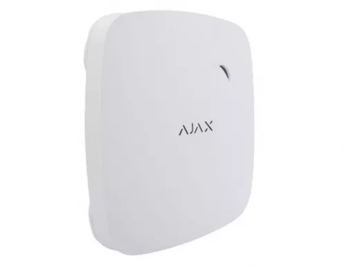 Detector wireless de fum si temperatura wireless Ajax FireProtect Plus White