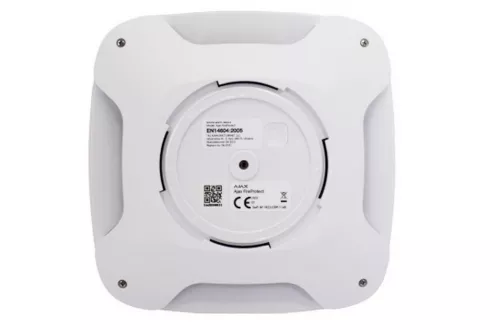 Detector wireless de fum si temperatura wireless Ajax FireProtect Plus White