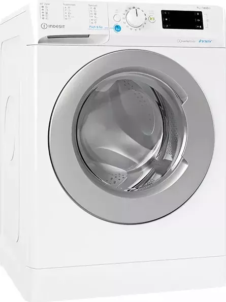 Indesit Innex BWE 91485X WS EU 1400 RPM 9 kg Motor Inverter Push and la ...