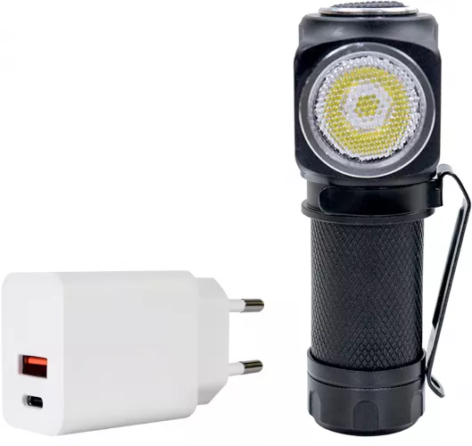 Lanterna de cap PNI Adventure F80 cu acumulator inclus - Atlantic Shop