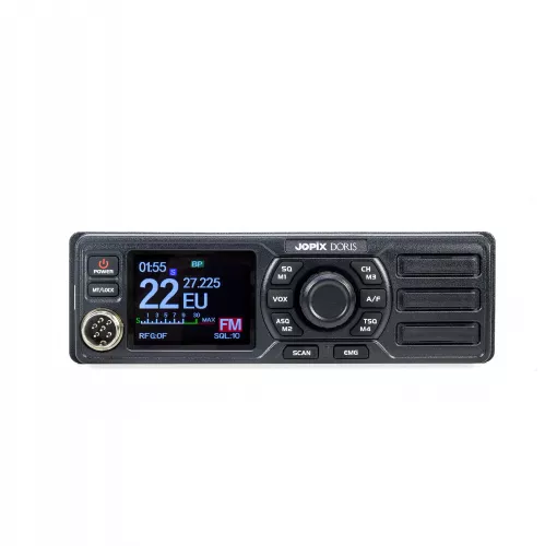 Station de Radio CB JOPIX Doris 40CH, AM/FM, 4W, ASQ, Roger Beep, VOX, 12- 24V
