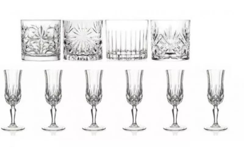 RCR Mixology Yüksek Kalite Cam 4'lü Meşrubat Bardağı Seti 360 ml RCR Mixology Yüksek Kalite Cam 4'lü Meşrubat Bardağı Seti 360 ml